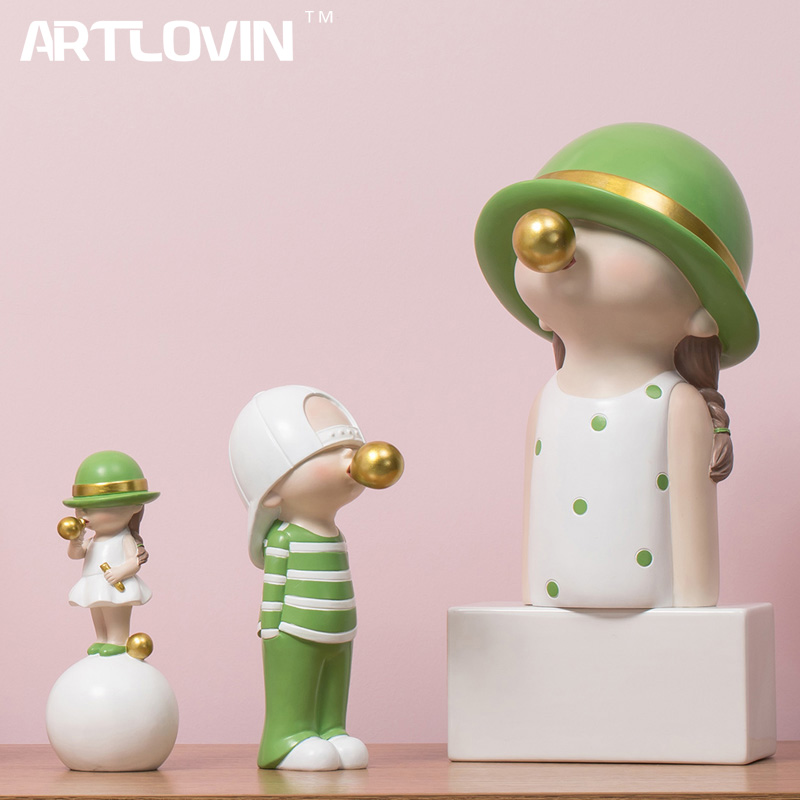 Home Decor Za - ARTLOVIN Figurki postaci w stylu skandynawskim