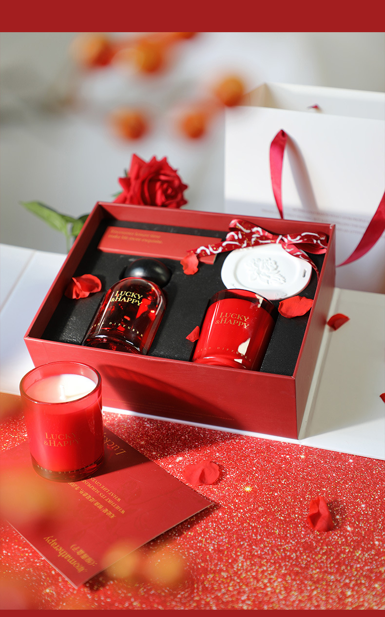 Scented Candle Set - Zestaw prezentowy świec zapachowych, zestaw olejków