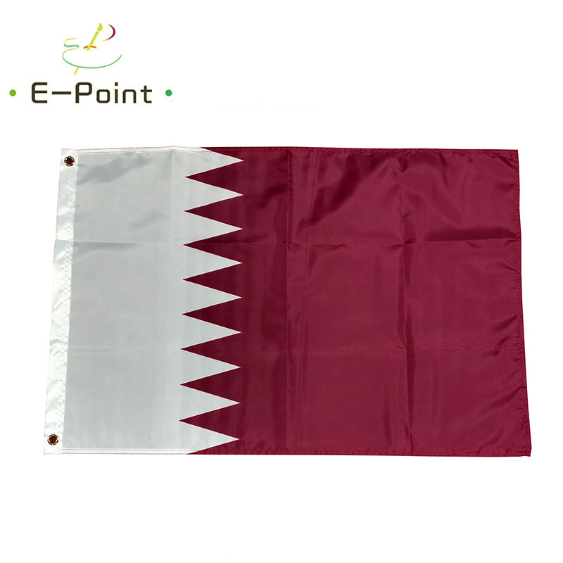 Home Decor Qatar - Flaga Państwa Katar 2ft*3ft (60*90cm) 3ft*5ft
