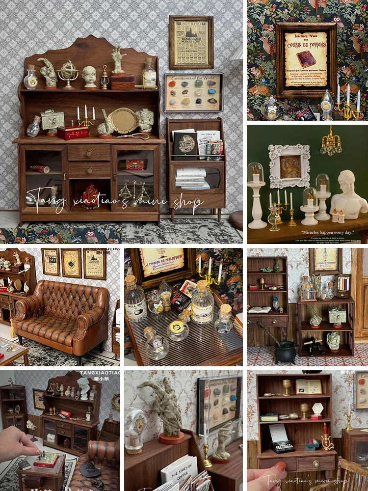 Home Decor Za - Domek dla lalek Retro Dekoracja Magic