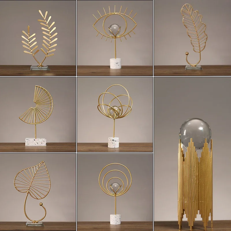 Home Decor Za - Lekka luksusowa biżuteria metalowa, salon domowy,