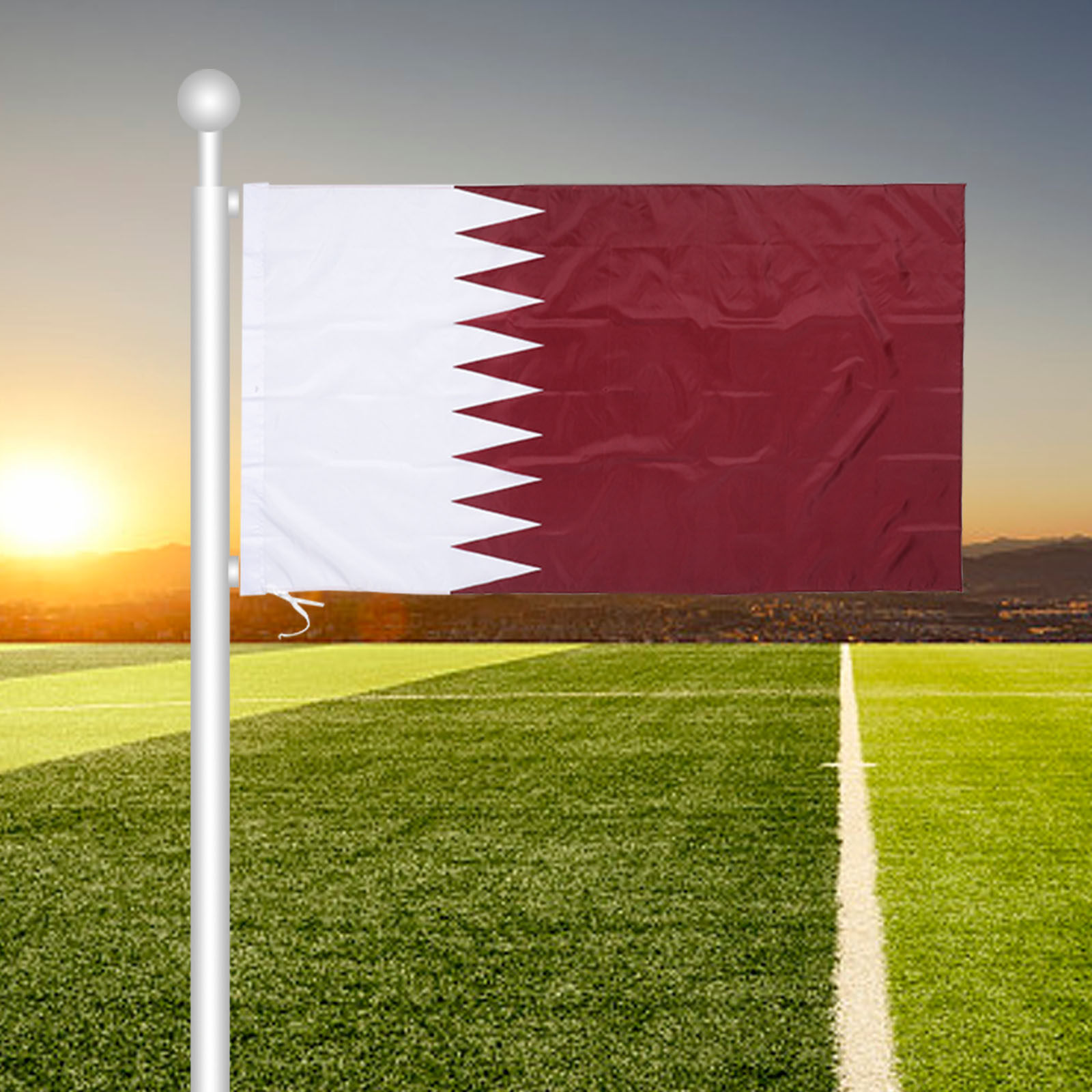 Flaga Kataru do powieszenia, p – Home Decor Qatar recenzja i cena