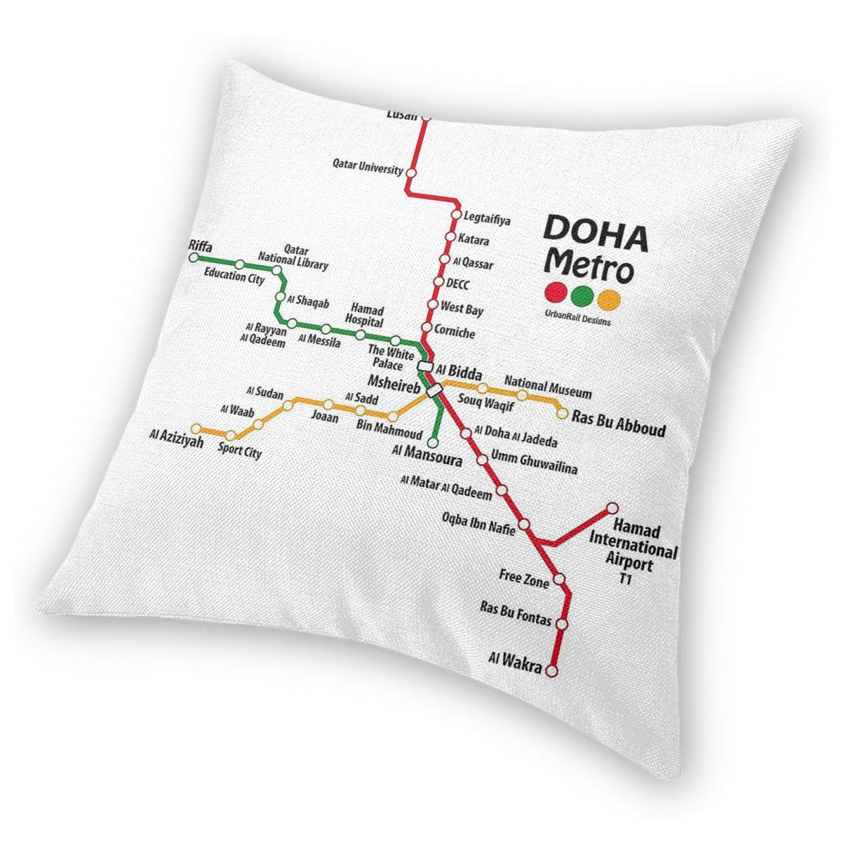 Katar Doha Metro Map Kwadratow – Home Decor Qatar recenzja i cena