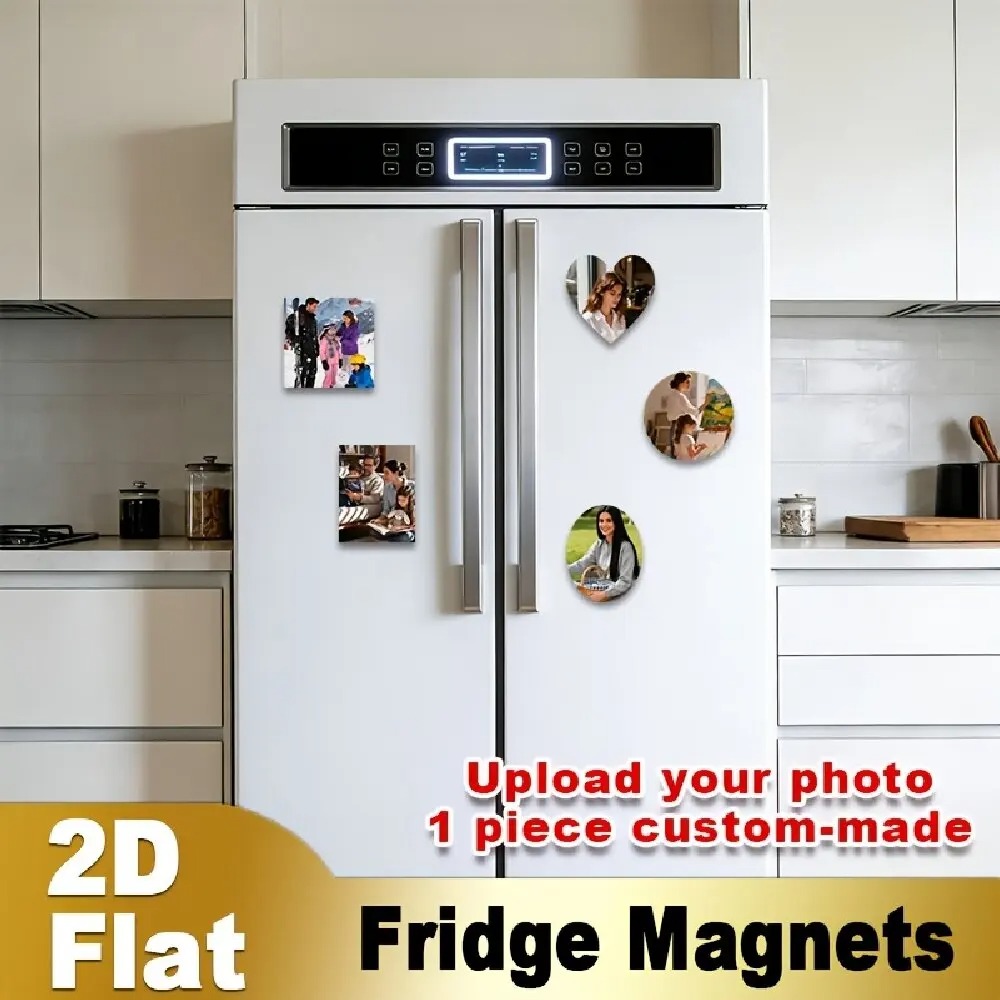 Magnes na lodówkę z własnym zd – Home Decor For Birthday recenzja i cena