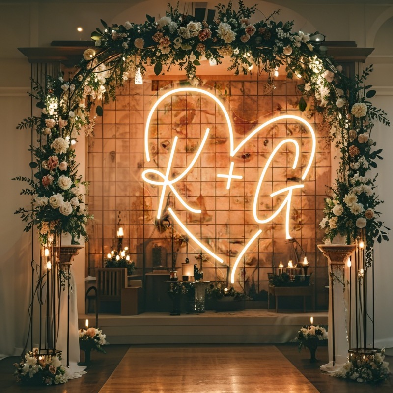 Neon LED w kształcie serca z i – Home Decor For Birthday recenzja i cena