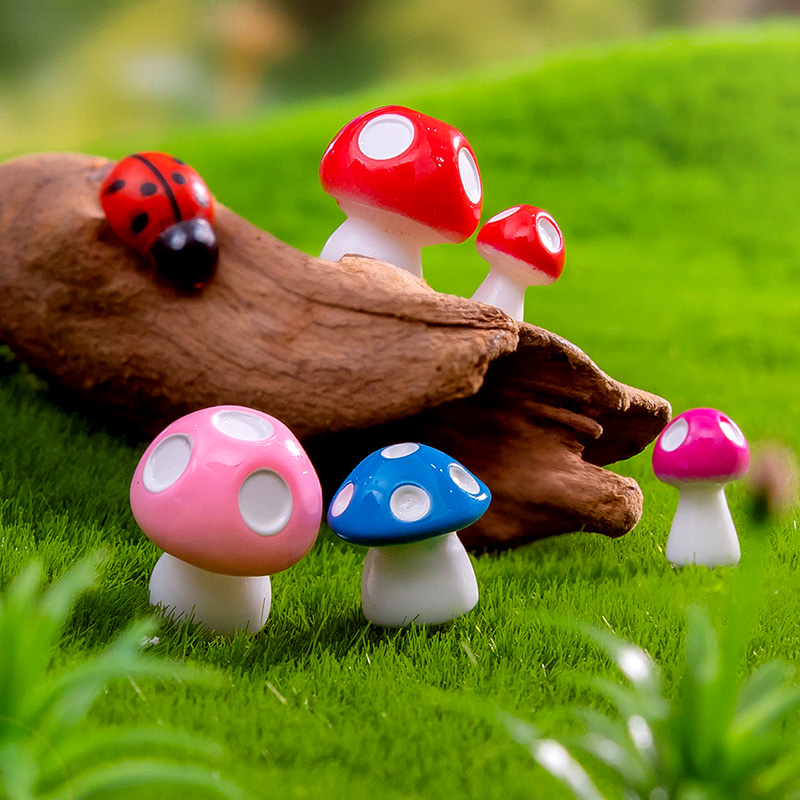 20szt Mini Grzyb Żywica Figurk – Home Decor Za recenzja i cena