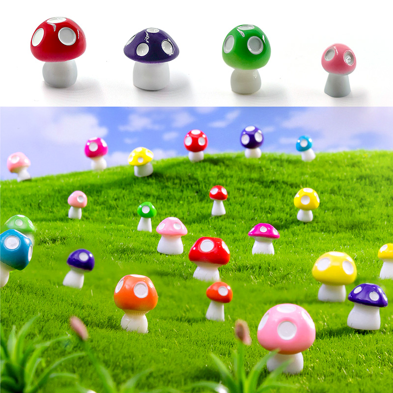20szt Mini Grzyb Żywica Figurk – Home Decor Za recenzja i cena