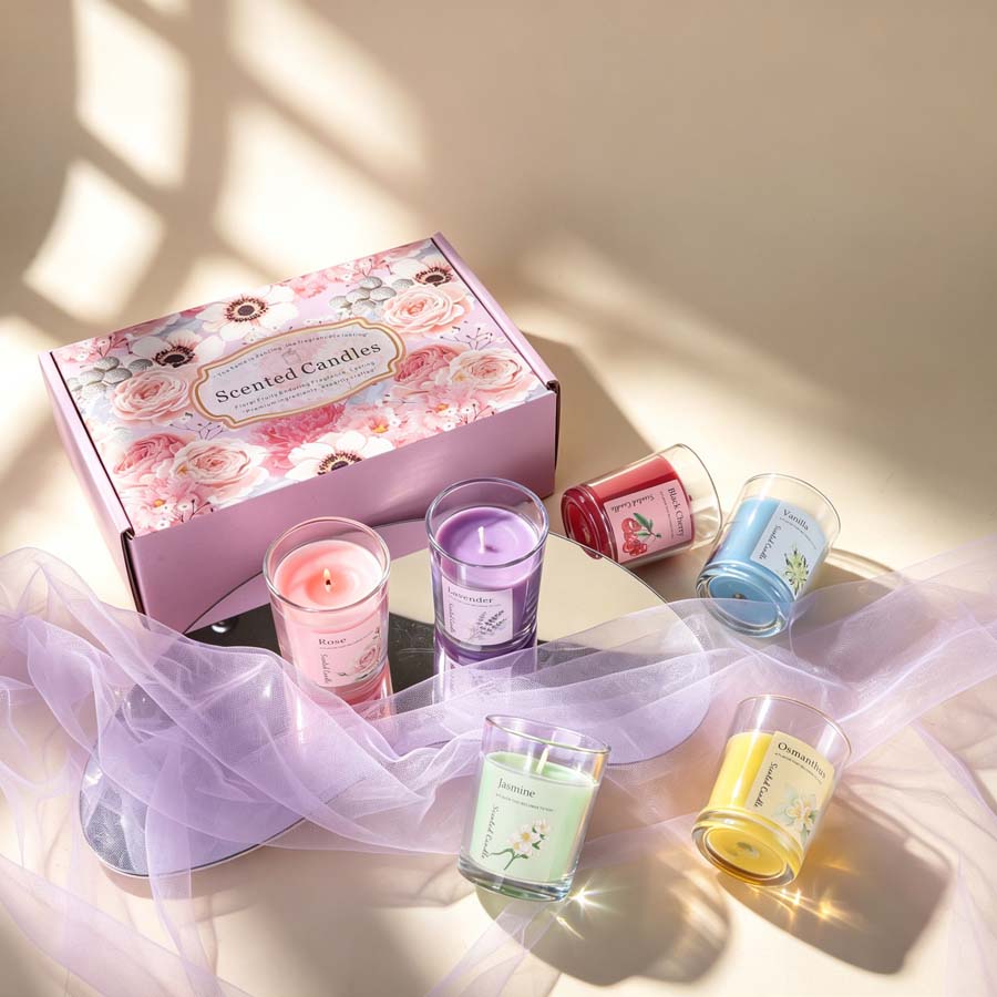 Zestaw prezentowy z aromaterap – Scented Candle Set recenzja i cena