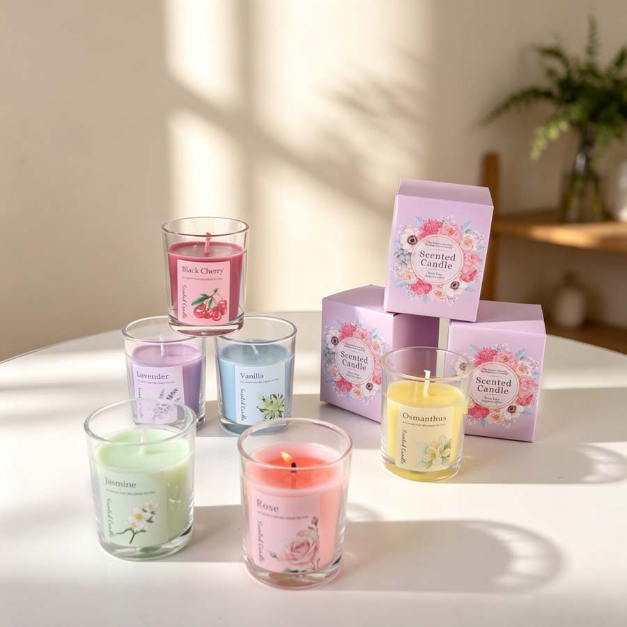 Zestaw prezentowy z aromaterap – Scented Candle Set recenzja i cena