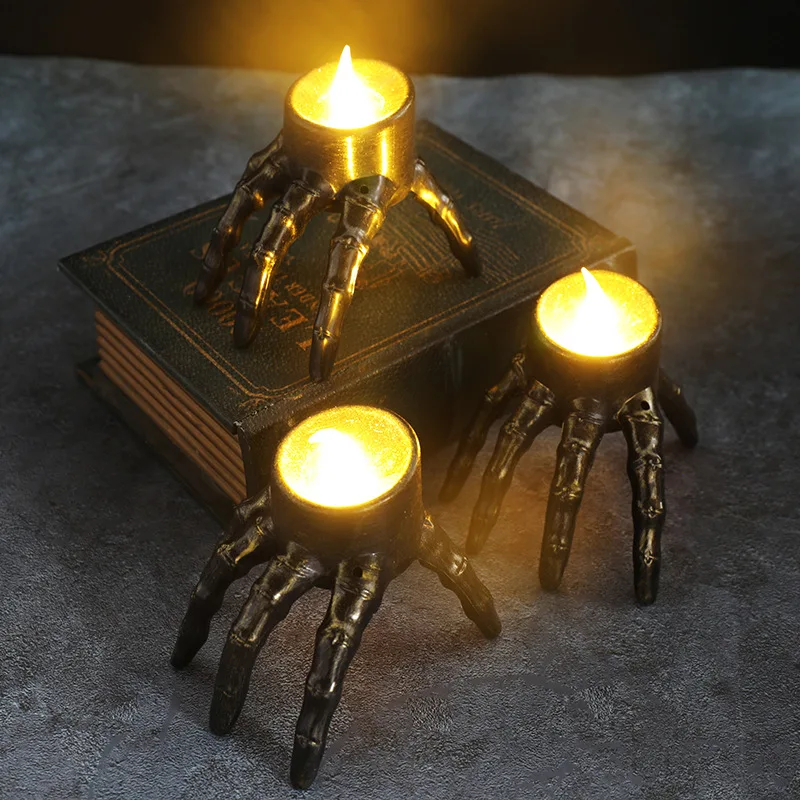 Halloween Break The Arm Skull  – Home Decor Orange recenzja i cena