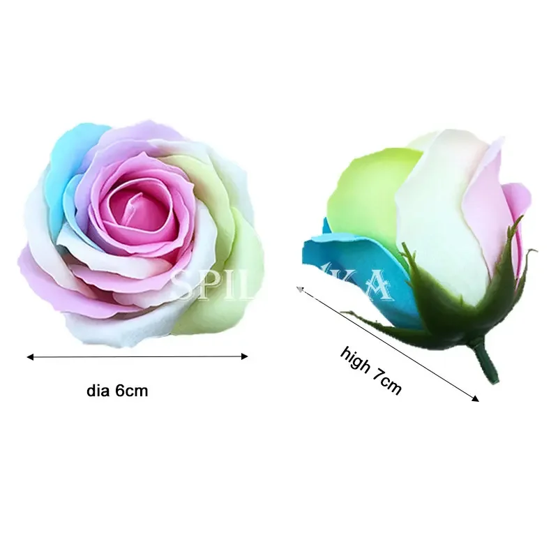 Spilewka 6X7cm Kolorowa róża S – Home Decor For Birthday recenzja i cena